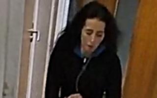 Handbag containing trainers and cash stolen from hotel staff office