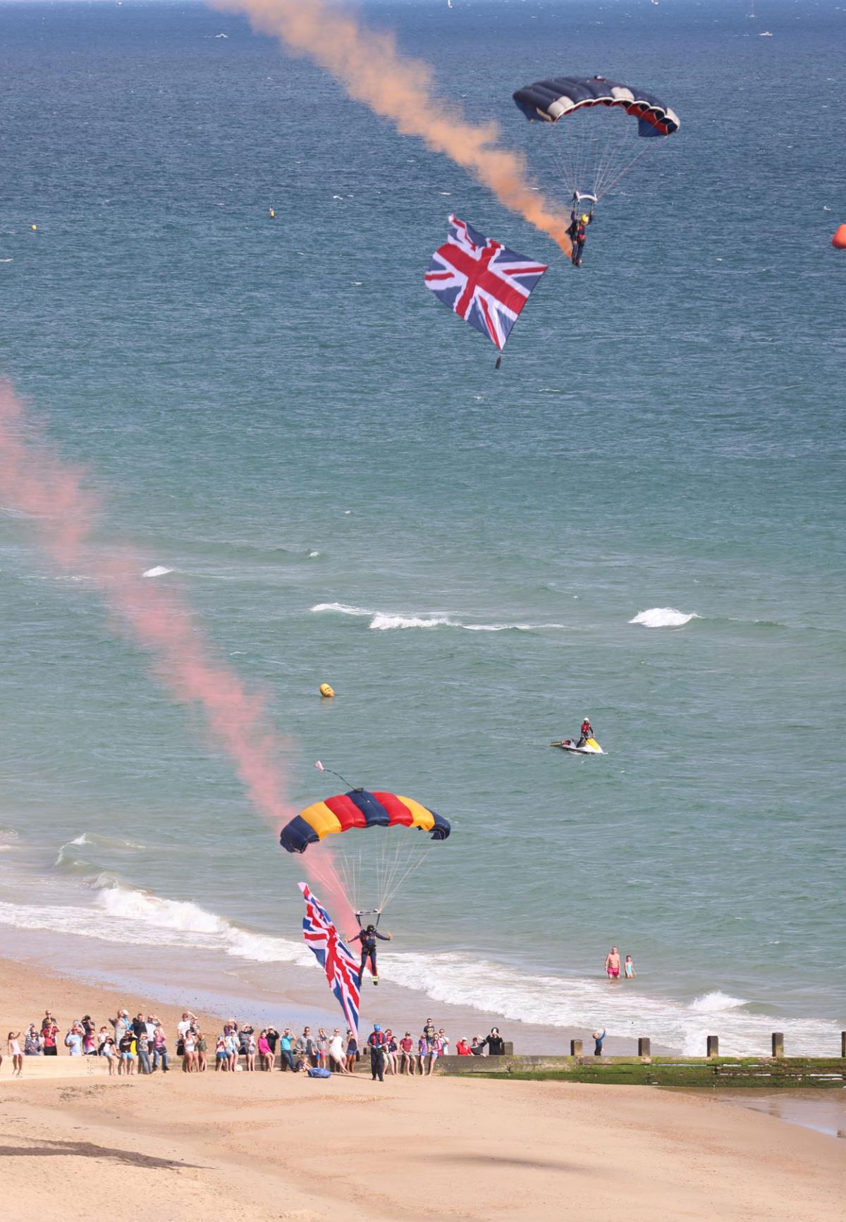 Pictures from day one of the Bournemouth Air Festival 2019 