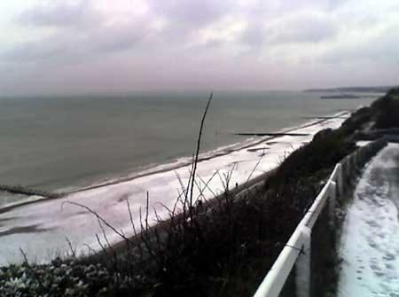 Snow in Boscombe and East Cliff. Sent in by Annabel Kenny, Boscombe. Taken Jan 6, 2010. 