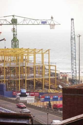 14/12/1998: The IMAX and Waterfront complex is beginning to take shape. Picture: Hattie Miles.