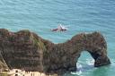 Four girls rescued by helicopter after becoming trapped on Durdle Door