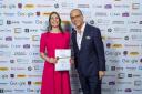 Kirsty Everard and Theo Paphitis