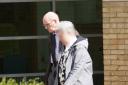 Barry Simper leaving Bournemouth Crown Court