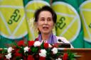 Myanmar’s former leader Aung San Suu Kyi (Aung Shine Oo/ AP File)