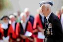 ALWAYS REMEMBERED: Veterans gather for the civic service to mark the 100th anniversary of the start of the First World War at the Waterfront in Bournemouth