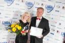 Rachael Tatton of Animal, winner of the 2013 Retail Excellence Award, sponsored by the Dolphin Shopping Centre, and John Grinnell of Dolphin Shopping Centre