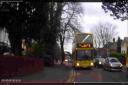 WRONG WAY: A screengrab from a YouTube video showing a Yellow Bus driving on the wrong side of Lansdowne Road, Bournemouth