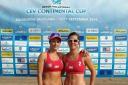 ENGLAND DUO: Vicky Palmer, left, and Jess Grimson