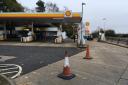 The Shell petrol station on the A31 near Ringwood