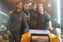 FIGHTING FIT: The Concussion team in the last series of Robot Wars. Picture: BBC