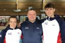 GB CALL-UP: Poole’s Jazz McCrea, Barry Alldrick and Jacob Peters in their GB kit