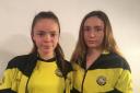 SIBLING SUCCESS: Poole’s Aimie (left) and Abbie Quarrie won 18 medals at Dorchester