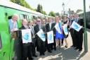 Full Steam Ahead: Sponsors launch the 2010 Dorset Business Awards at Swanage Railway Station
