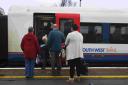 DELAYS EXPECTED: Passengers at Poole Railway Station