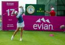 26/07/2019. Ladies European Tour 2019. The Evian Championship, Evian Royal Resort, Evian Les Bains, France. 25-28  July 2019. Georgia Hall of England during the first round. Credit: Tristan Jones.