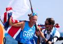 Great Britain’s Emma Wilson has won the bronze medal in the women’s windsurfer RS:X at the Tokyo Olympics. Picture from © Sailing Energy / World Sailing