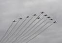 Organisers 'hopeful' Red Arrows will fly today amid bad weather