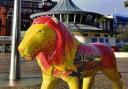 African Sunset Lion in Bournemouth Square