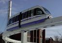 Undated handout of electronic photo impression transmitted September 20 2001 of the first British public monorail scheme to be built in Portsmouth, announced yesterday by developers and project managers Carr West Ltd, the company revealed plans for the