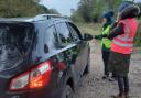 Officers stop cars in New Forest