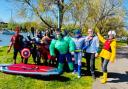 BH Acitivty Junies took to the River Stour in their best superhero outfits.