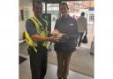 PCSO Harold reuniting meat with M&S worker
