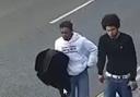 CCTV image of two men Dorset Police would like to identify as it investigates a robbery in Boscombe