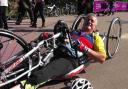 Poole man only wheelchair racer in Bournemouth Marathon