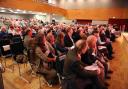 FRANK VIEWS: The meeting attracted more than 600 people