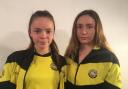 SIBLING SUCCESS: Poole’s Aimie (left) and Abbie Quarrie won 18 medals at Dorchester