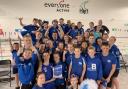 PROMOTION PARTY: Swim Bournemouth secured the National Arena Swimming League (NASL) South Division Two West League title at the final gala in Fleet