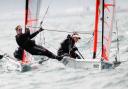 TALENTED TEAM: Poole's Millie Aldridge and Freya Black will be competing in the 29er class at the Youth Sailing World Championship (Picture: Paul Wyeth/RYA)