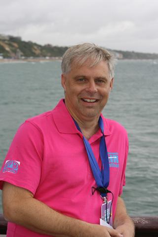 Launch event at Bournemouth Pier -  Festival director Jon Weaver