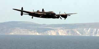 The Battle of Britain Memorial Flight ... the Lancaster Bomber.
