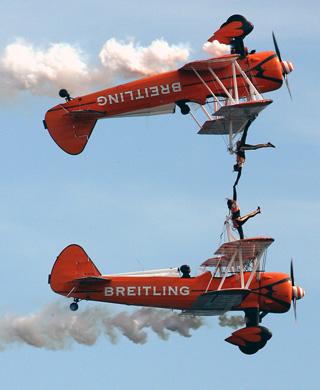 The Breitling Wingwalkers.

