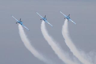 Echo photographers have been out and about on the first day of the Bournemouth Air Festival. Blades display team.