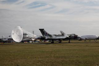 The Vulcan lands at Bournemouth Airport