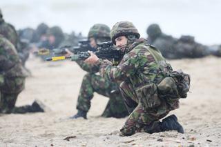 The Royal Marine Beach Assault.  