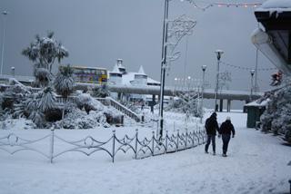 Snow in Bournemouth. Sent in by Lee.