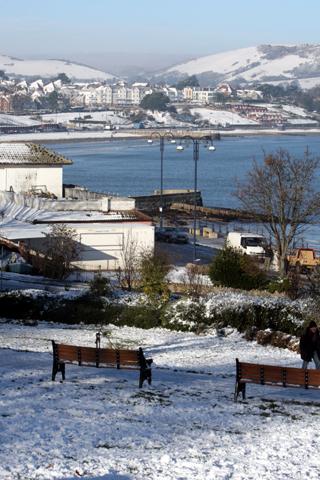 Swanage after a dusting of snow. 