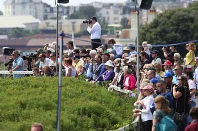 Crowds get their cameras ready. Picture: Richard Crease.