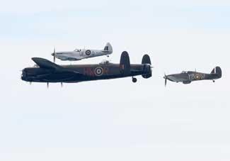 The Battle of Britain Memorial Flight. Picture: Rob Fleming