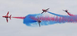 THe Red Arrows display