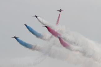 Red Arrows. Picture: Rob Fleming