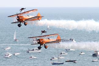 Breitling Wingwalkers. Picture: Rob Fleming