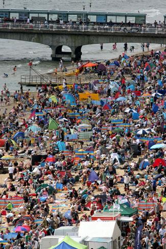 Crowds flock on day two as the sun replaces the rain. Picture: Sally Adams