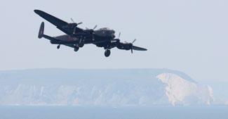 The Lancaster from the Battle of Britain Memorial Flight
