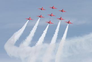 Red Arrows - Pic Rob Fleming
