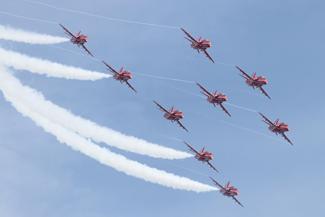 Red Arrows - Pic Rob Fleming