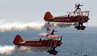 Bournemouth Air Festival 2011.
The Breitling Wing Walkers.
